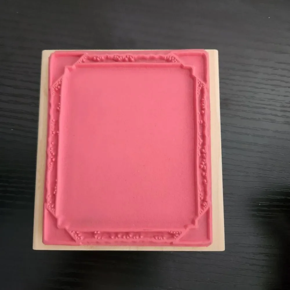 D.O.T.S Wooden Block Stamp Set 4 Stamps Various Designs